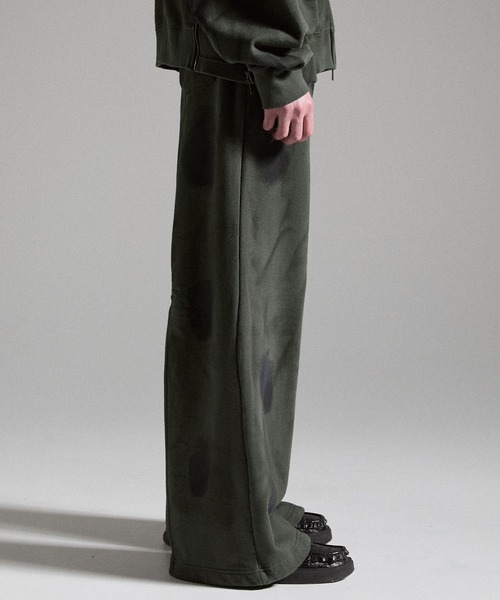 GRANCY ワイドパンツ スウェットパンツ ジャージ 「GRANCY」Dirty