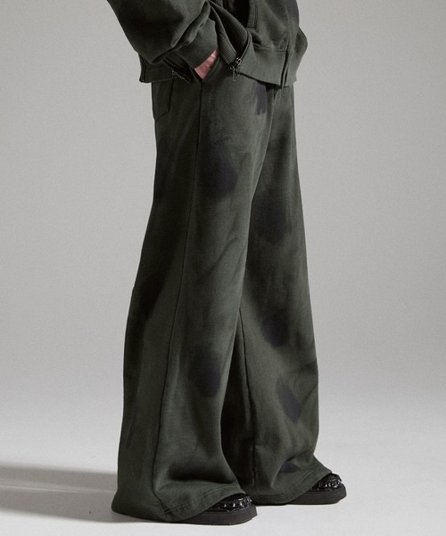 GRANCY ワイドパンツ スウェットパンツ ジャージ 「GRANCY」Dirty