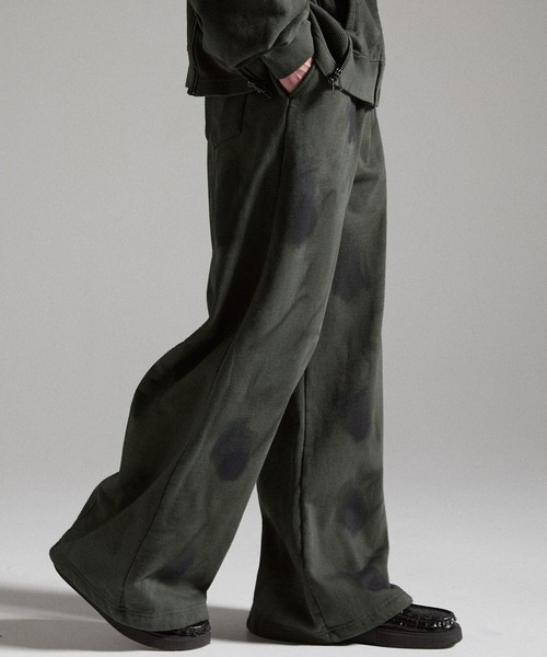 GRANCY ワイドパンツ スウェットパンツ ジャージ 「GRANCY」Dirty