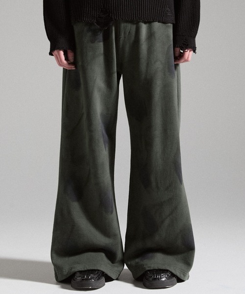 GRANCY ワイドパンツ スウェットパンツ ジャージ 「GRANCY」Dirty