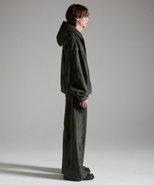 GRANCY ワイドパンツ スウェットパンツ ジャージ 「GRANCY」Dirty