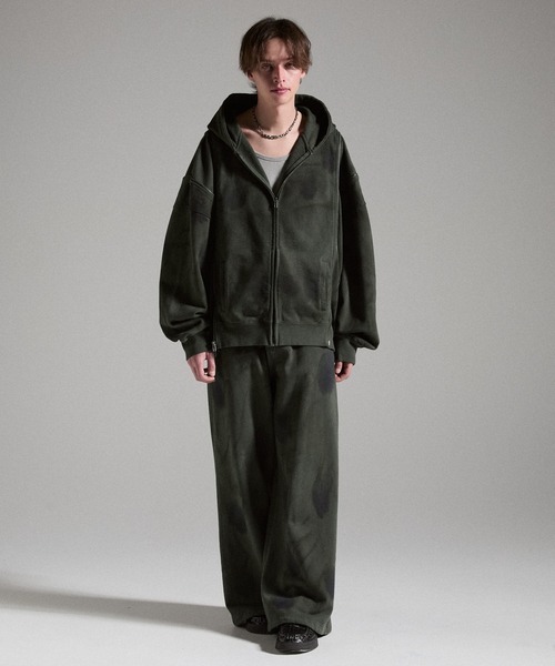 GRANCY ワイドパンツ スウェットパンツ ジャージ 「GRANCY」Dirty