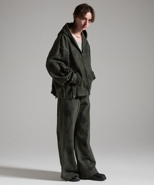 GRANCY ワイドパンツ スウェットパンツ ジャージ 「GRANCY」Dirty