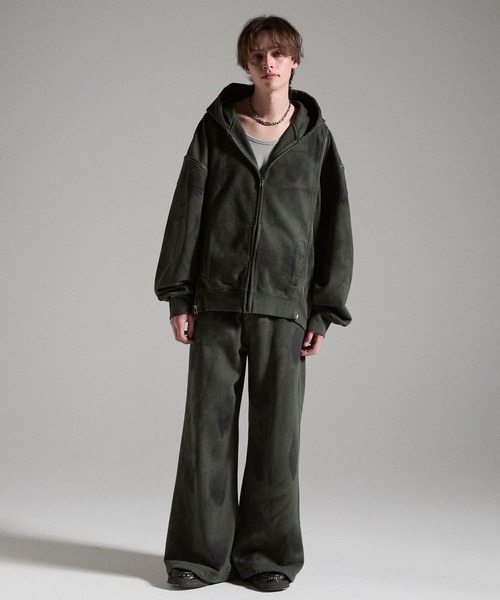 【GRANCY】Dirty Sweat Pants / ダーティスウェットパンツ GRANCY ワイドパンツ スウェットパンツ ジャージ 「GRANCY」Dirty