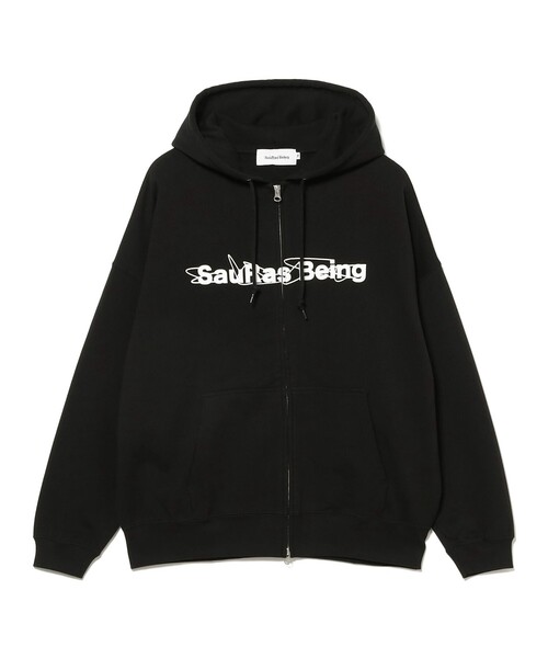 BEAMS T（ビームスT） パーカー SauRas Being / SAU LOGO ZIP HOODIE