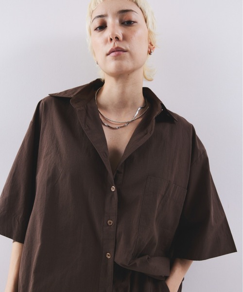 HANNE セットアップ ハーフスリーブシャツセットアップ レディース