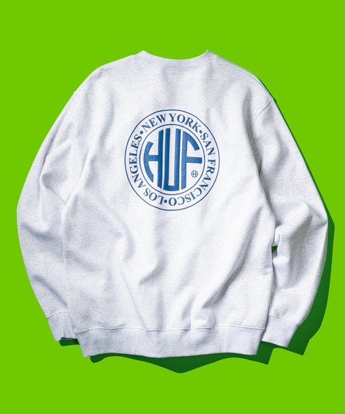 hufスウェット HUF（ハフ） スウェットカットソー X-LARGE アッシュグレー メンズ