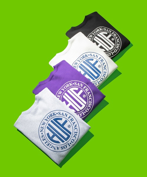 HUF（ハフ） スウェットカットソー X-LARGE アッシュグレー メンズ 