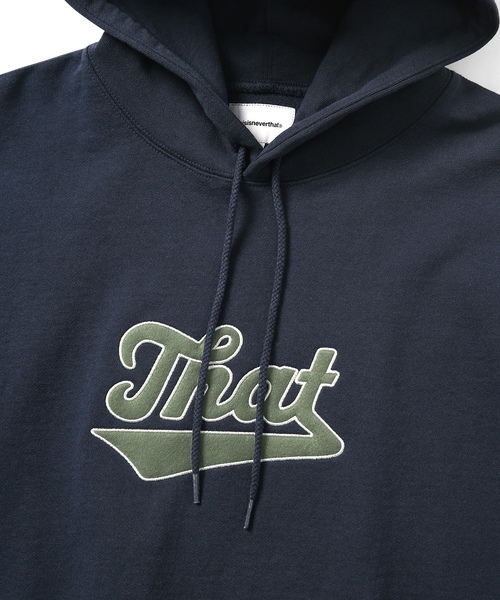 「thisisneverthat」 プルオーバーパーカー M モスグリーン メンズの画像