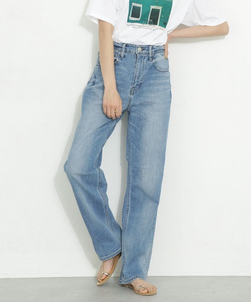 「Healthy denim」 デニムパンツ 30 ライトブルー レディース_画像2