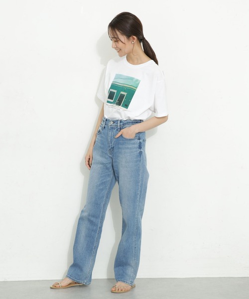 「Healthy denim」 デニムパンツ 30 ライトブルー レディース_画像3