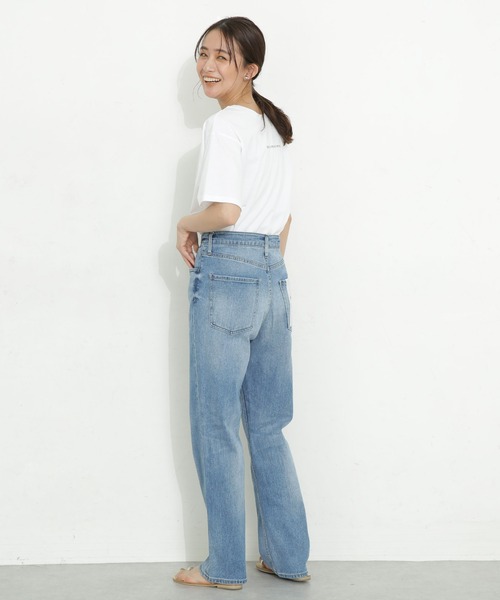 「Healthy denim」 デニムパンツ 30 ライトブルー レディース_画像4