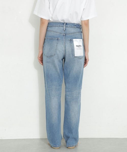 「Healthy denim」 デニムパンツ 30 ライトブルー レディース_画像7