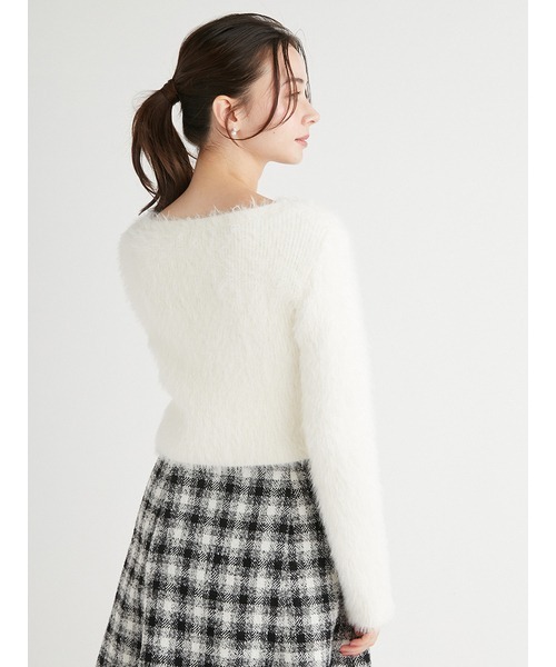 「CELFORD」 ニットカーディガン ONE SIZE ピンク レディースの画像