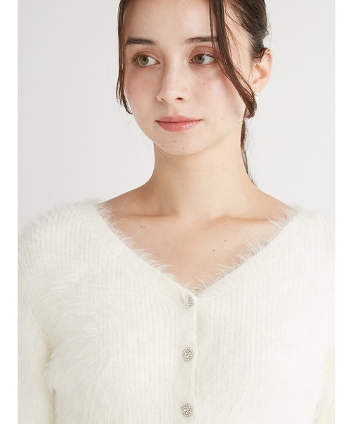 「CELFORD」 ニットカーディガン ONE SIZE ピンク レディースの画像