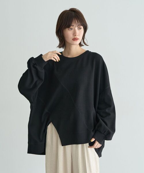 「Editt by YECCA VECCA」 長袖カットソー FREE ブラック レディース_画像4