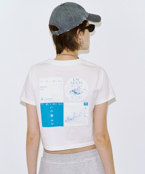 JOSE MOON（ジョゼムーン） tシャツ EYLET STUDS MINI TSHIRT
