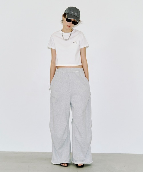 JOSE MOON（ジョゼムーン） tシャツ 半袖 EYLET STUDS MINI TSHIRT