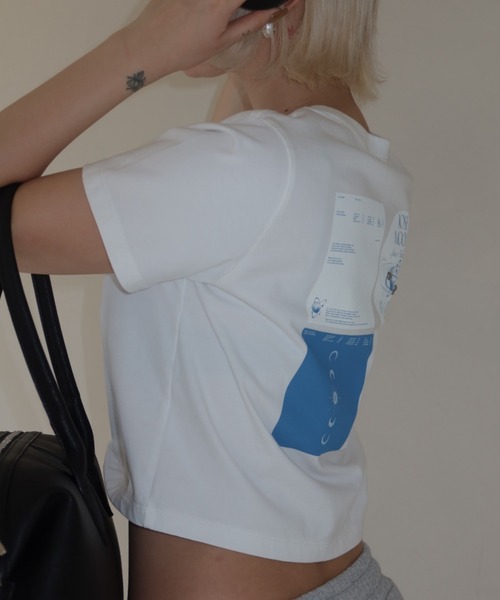 JOSE MOON（ジョゼムーン） tシャツ EYLET STUDS MINI TSHIRT