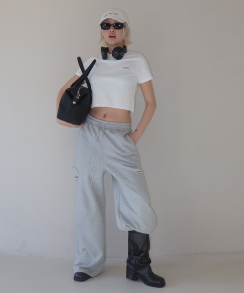 JOSE MOON（ジョゼムーン） tシャツ EYLET STUDS MINI TSHIRT