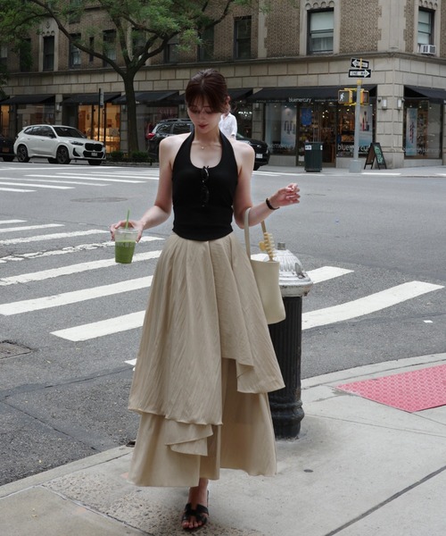 Her lip to スカート Asymmetric Tiered Skirt : ZOZOTOWN Yahoo!店
