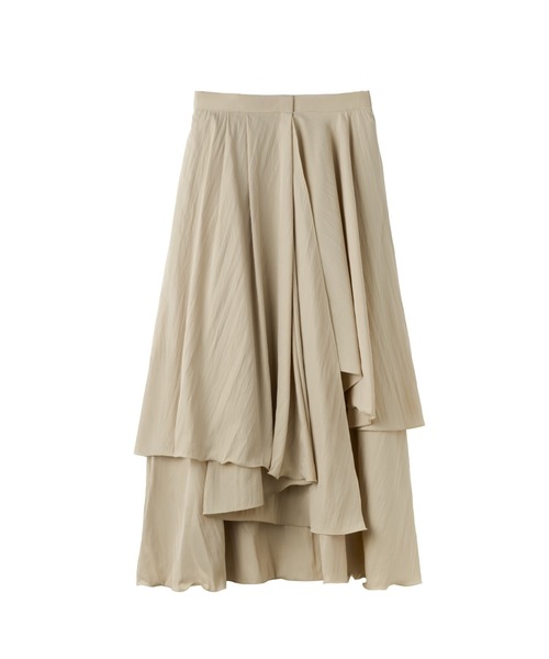 Her lip to ロング スカート Asymmetric Tiered Skirt : ZOZOTOWN