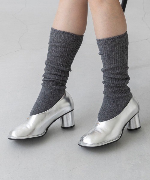 「menue」 パンプス 25.0cm オフホワイト レディース_画像4