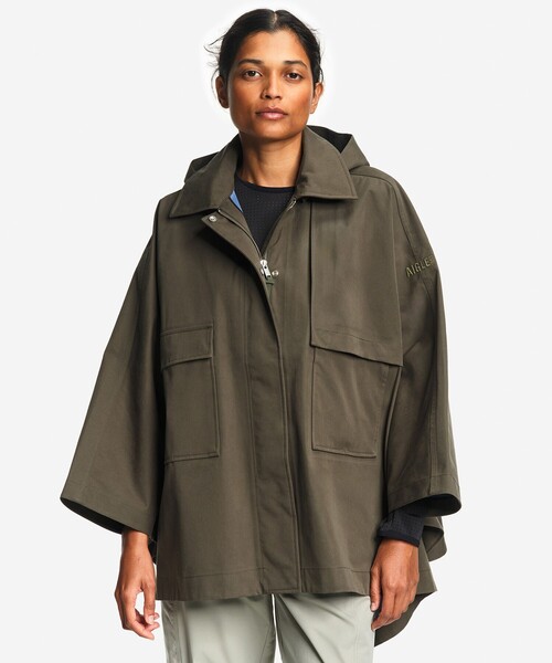 AIGLE（エーグル） レインコート カッパ 透湿防水 ショートケープ