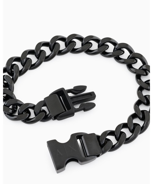 「ARMANI EXCHANGE」 ブレスレット FREE ブラック メンズ_1