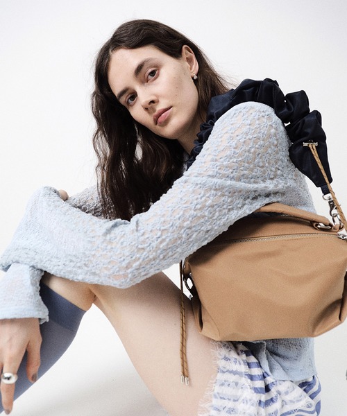 ショルダーバッグ バッグ MEDI PUFFY TWIN FORM NYLON BAG レディースの画像