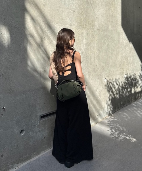 ショルダーバッグ バッグ MEDI PUFFY TWIN FORM NYLON BAG レディースの画像