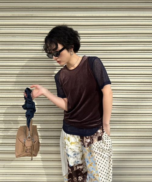 ショルダーバッグ バッグ MEDI PUFFY TWIN FORM NYLON BAG レディースの画像