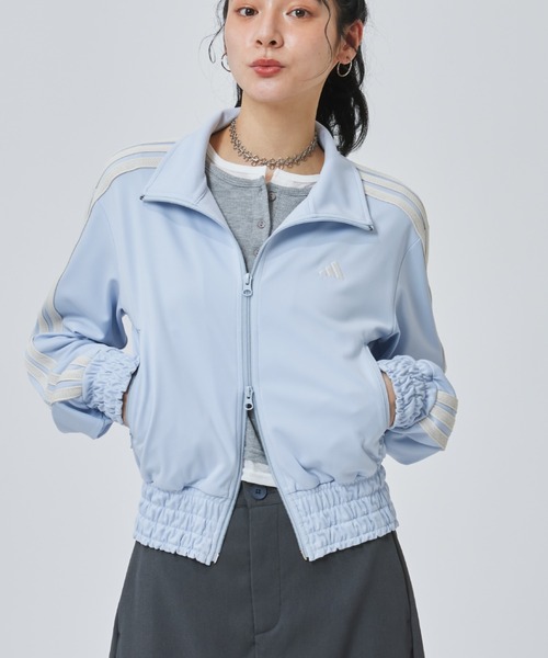 ジャージ 「adidas×アルペン限定モデル」アディダス adidas W SMOCKED TRACKTOP AP レディースの画像