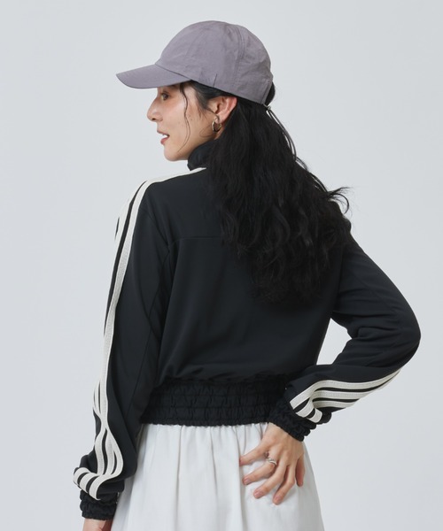 ジャージ 「adidas×アルペン限定モデル」アディダス adidas W SMOCKED TRACKTOP AP レディースの画像