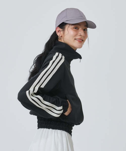 ジャージ 「adidas×アルペン限定モデル」アディダス adidas W SMOCKED TRACKTOP AP レディースの画像