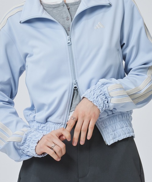 ジャージ 「adidas×アルペン限定モデル」アディダス adidas W SMOCKED TRACKTOP AP レディースの画像
