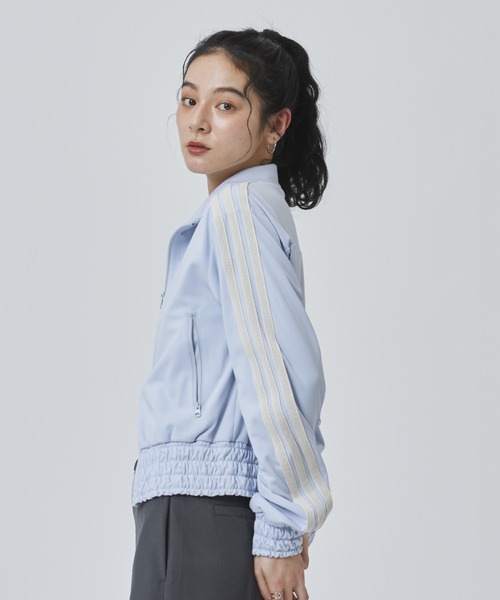 ジャージ 「adidas×アルペン限定モデル」アディダス adidas W SMOCKED TRACKTOP AP レディースの画像