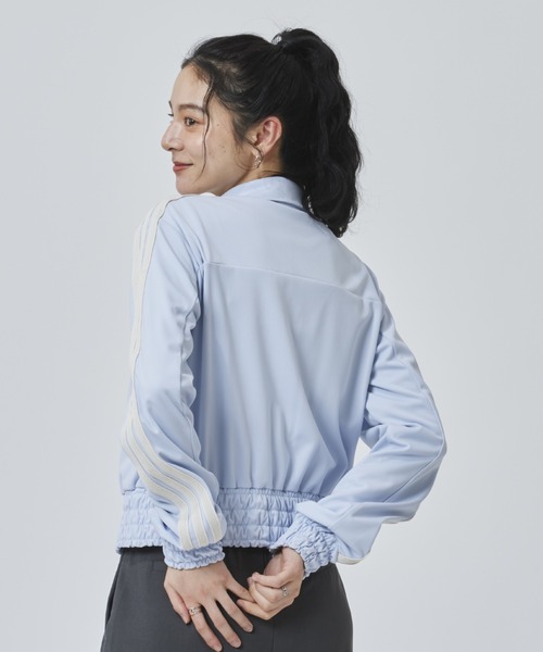 ジャージ 「adidas×アルペン限定モデル」アディダス adidas W SMOCKED TRACKTOP AP レディースの画像