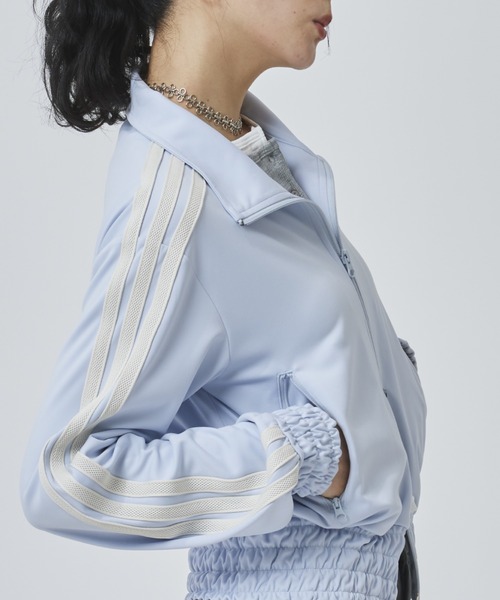 ジャージ 「adidas×アルペン限定モデル」アディダス adidas W SMOCKED TRACKTOP AP レディースの画像