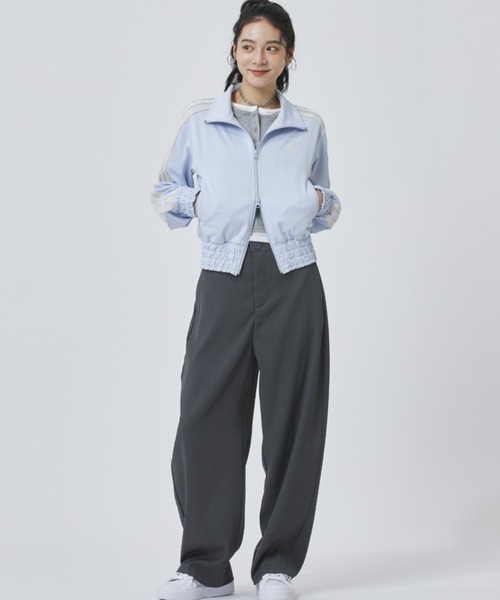 ジャージ 「adidas×アルペン限定モデル」アディダス adidas W SMOCKED TRACKTOP AP レディースの画像
