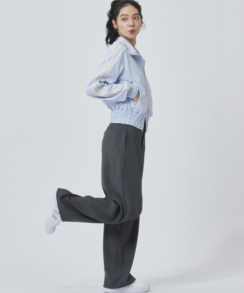 ジャージ 「adidas×アルペン限定モデル」アディダス adidas W SMOCKED TRACKTOP AP レディースの画像