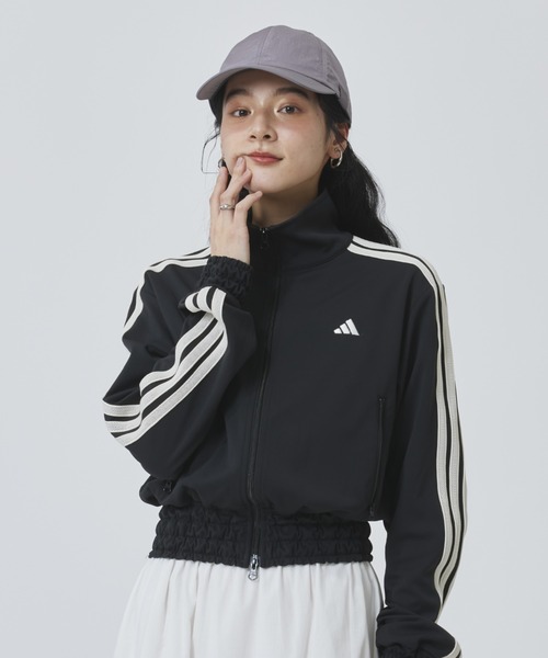 ジャージ 「adidas×アルペン限定モデル」アディダス adidas W SMOCKED TRACKTOP AP レディースの画像