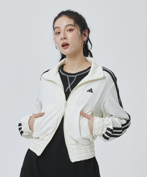 ジャージ 「adidas×アルペン限定モデル」アディダス adidas W SMOCKED TRACKTOP AP レディースの画像