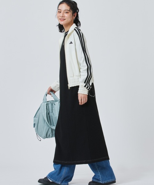 ジャージ 「adidas×アルペン限定モデル」アディダス adidas W SMOCKED TRACKTOP AP レディースの画像