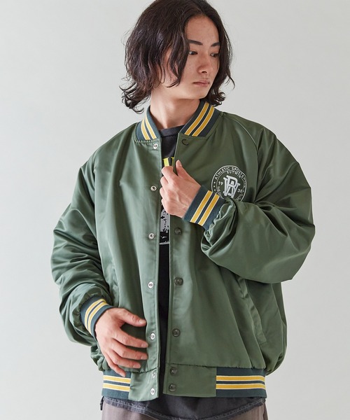 「BUTWIN」 ブルゾン L グリーン メンズ_画像4