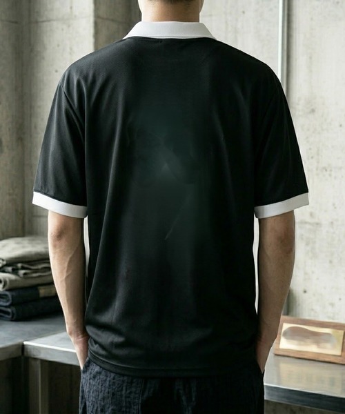 サバサッカーTシャツ　ブラック　L 8 tシャツ チェック貼り付けサッカーTシャツ メンズ レディース