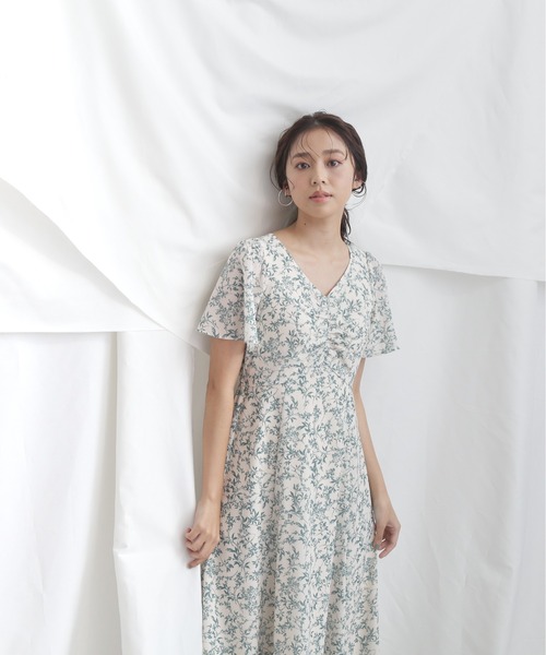 「NATURAL BEAUTY BASIC」 半袖ワンピース MEDIUM ホワイト系その他 レディース_画像9