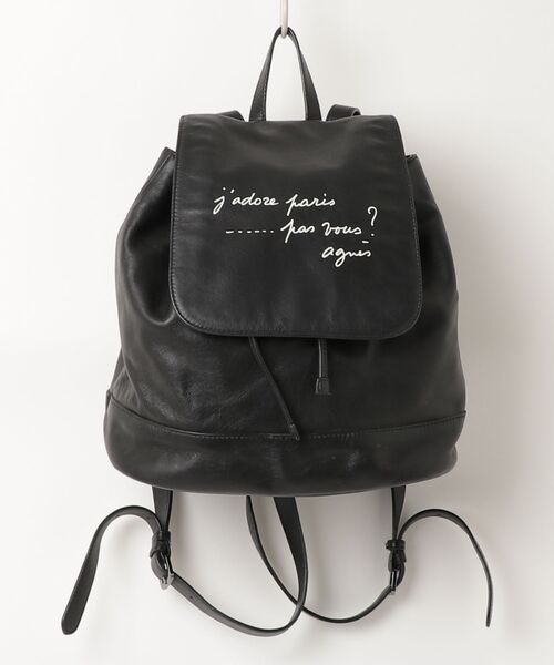 agnes b． VOYAGE 「agnes VOYAGE」 リュック 8 ブラック レディース