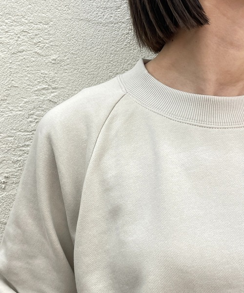 「LOUNGEDRESS」 スウェットカットソー FREE オフホワイト レディース_画像3
