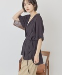 uvカット ブラウス シャツ 「接触冷感・UV...の詳細画像5
